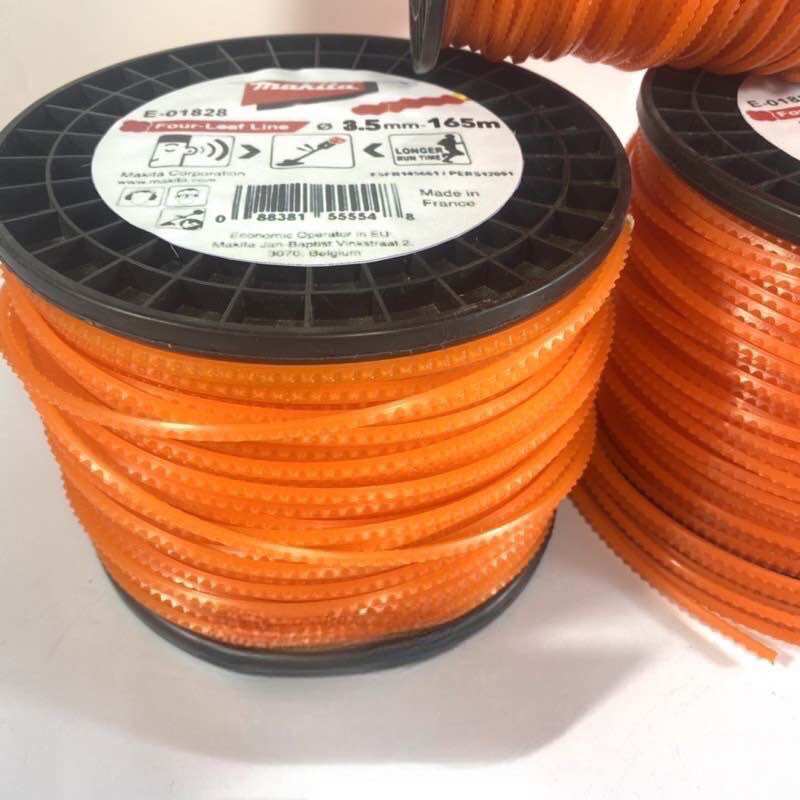 Dây cước cắt cỏ vuông gai makita nhật bản 3,0 mm - 3,5 mm - 4,0 mm / cước phát cỏ vuông
