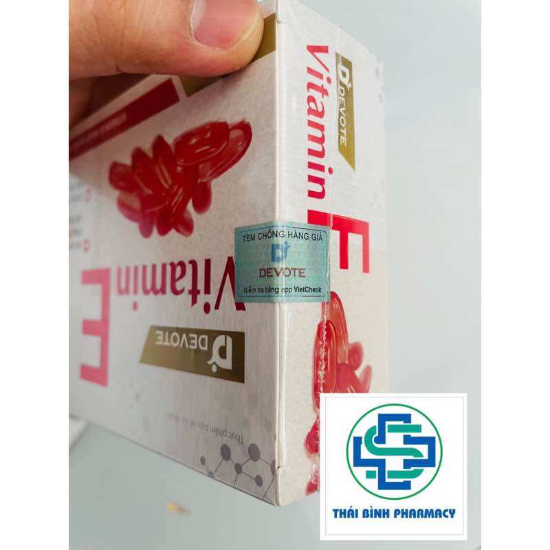Vitamin E Devote - Hộp 30v