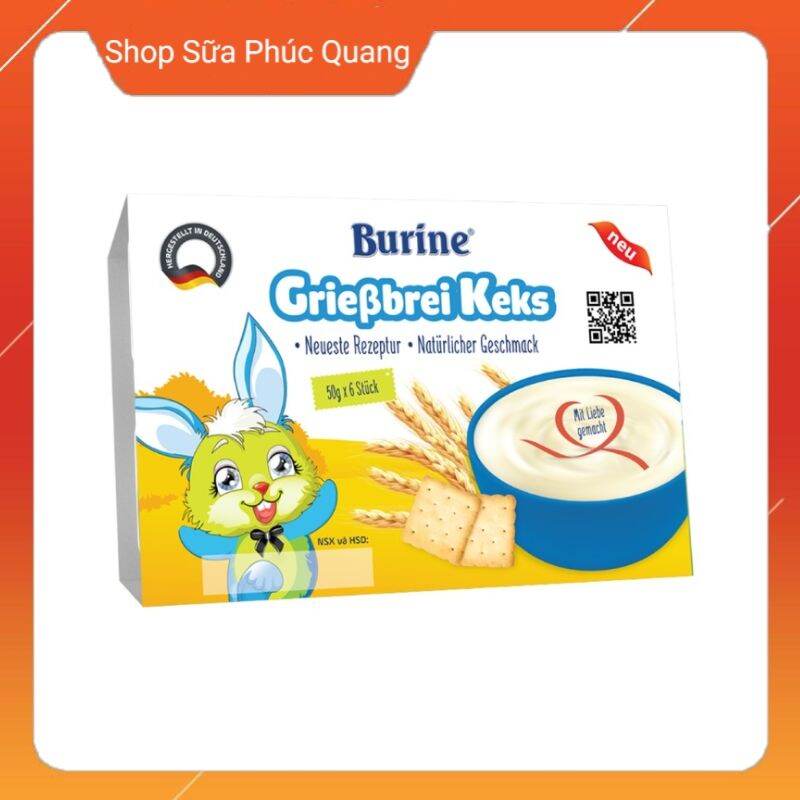 Pudding - Cháo sữa ăn dặm burine cho bé từ 6 tháng tuổi ( đủ 3 vị )