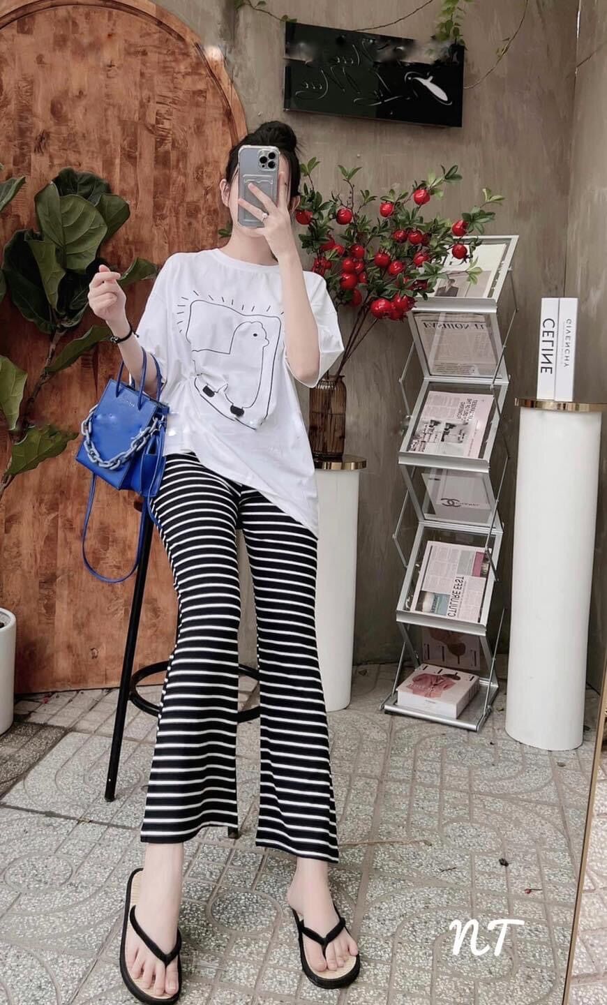 SET QUẦN ỐNG LOE ÁO THUN