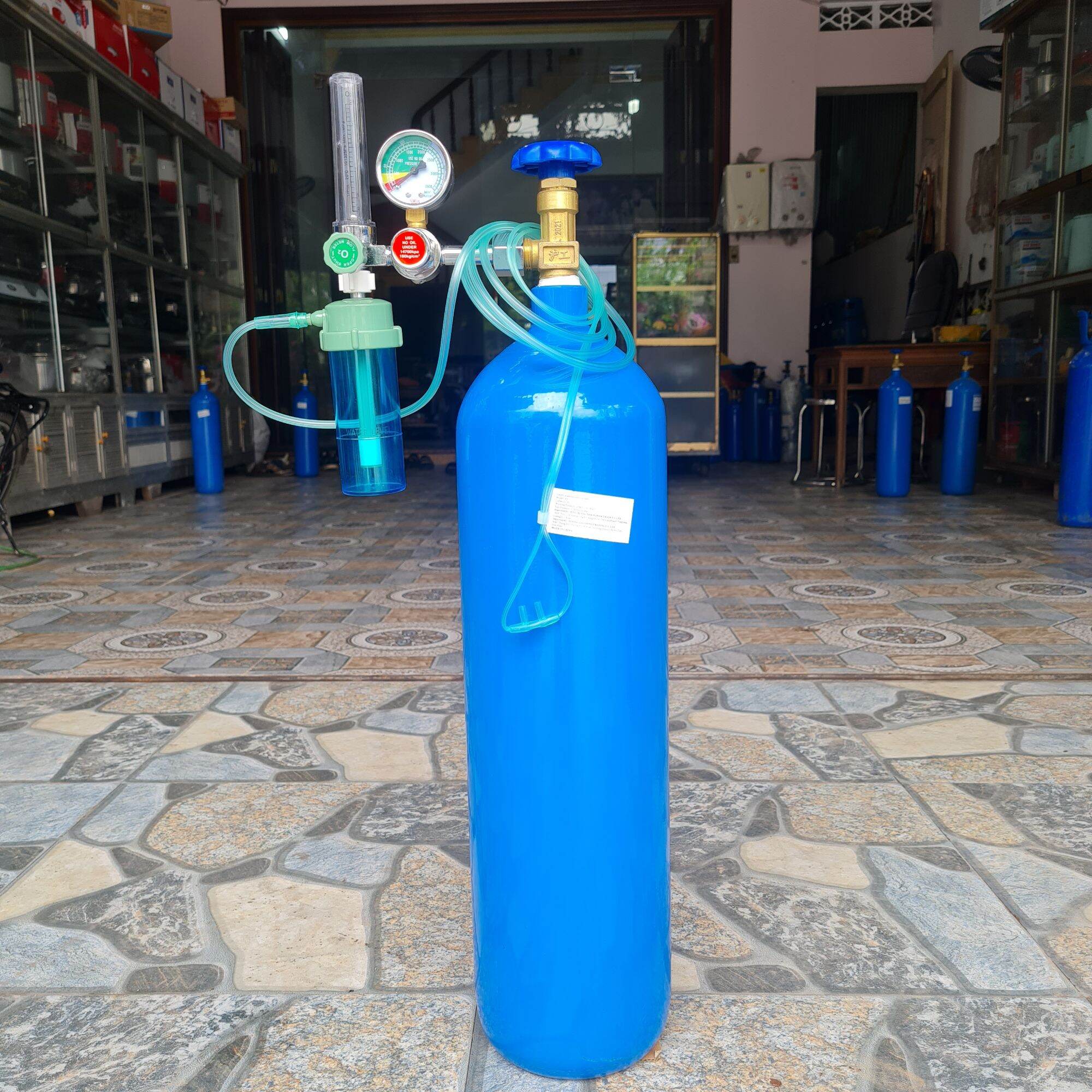 Bình Oxy y tế 9L sử dụng ngay