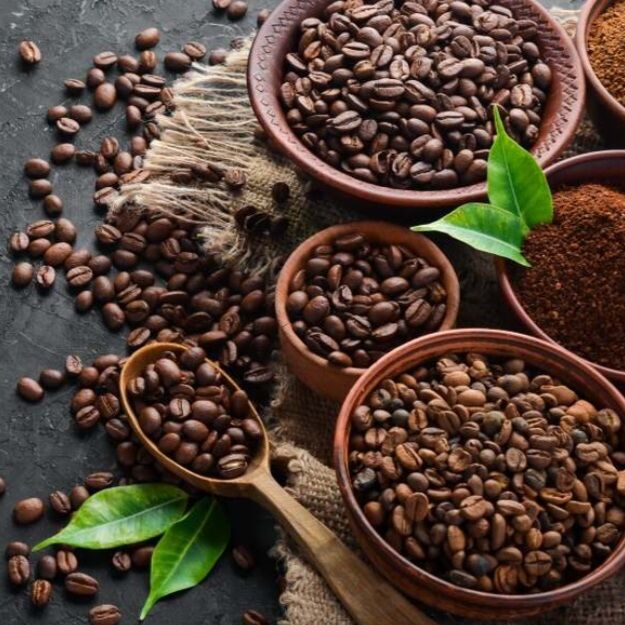 500G Cà phê rang mộc ROBUSTA+ CULI 60/40 rang xay nguyên chất sạch 100%