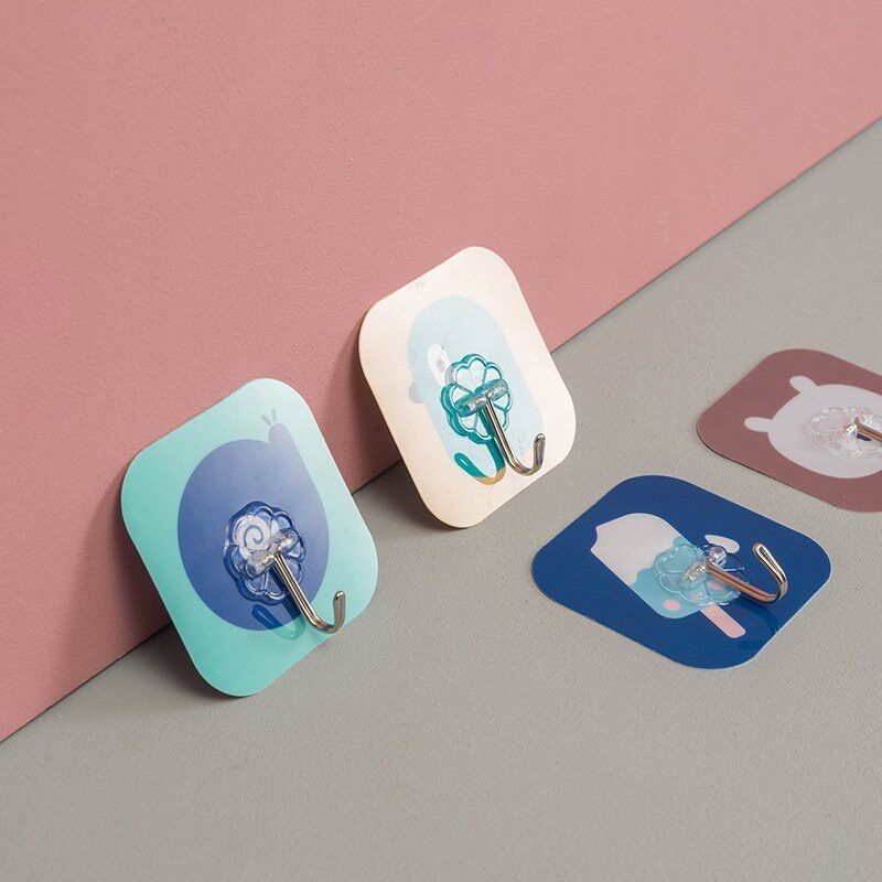 [HCM]4 cái Móc Dán Tường Dính Tường 3D Siêu Dính