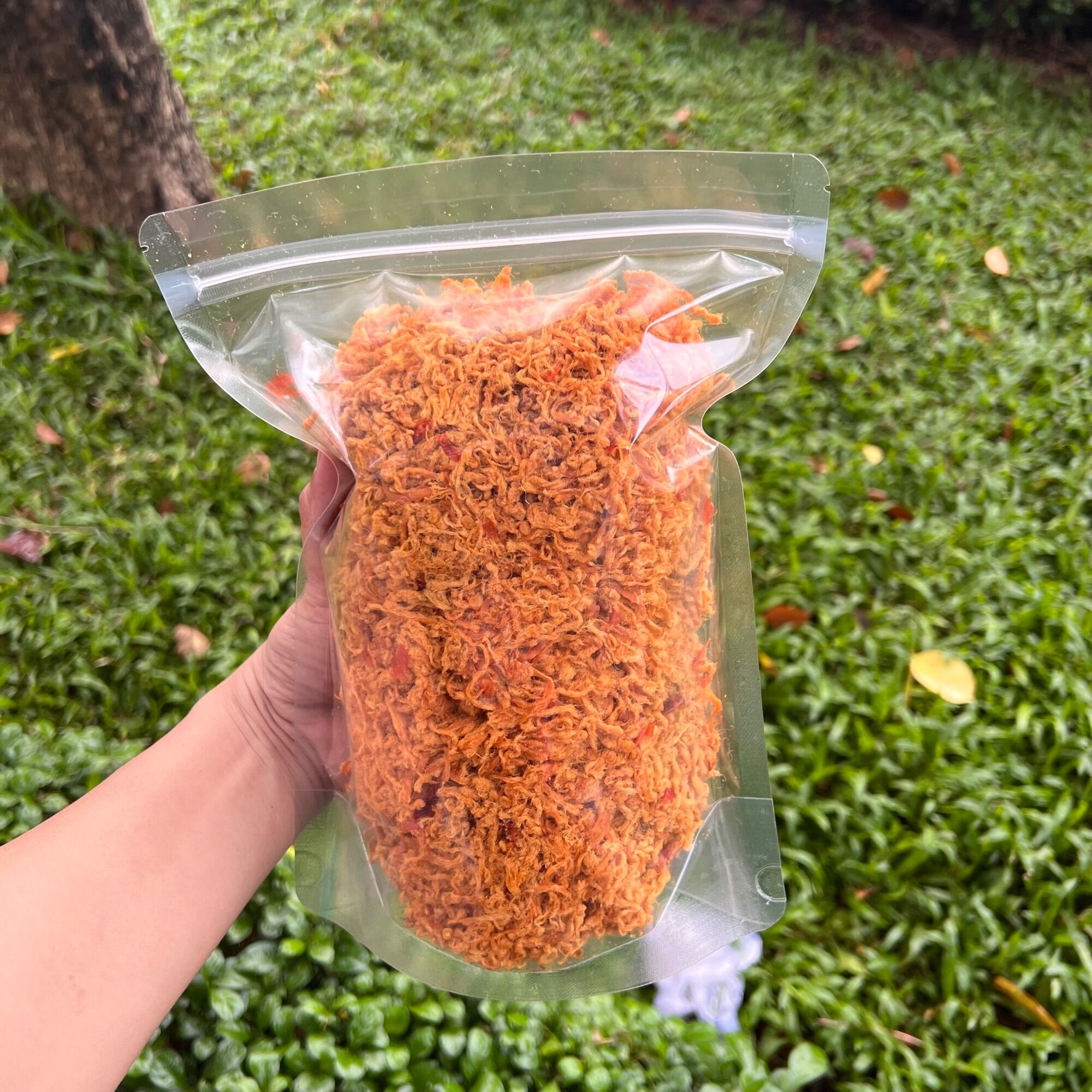Chà Bông Gà Xù Cay/Không cay bịch 0.5kg