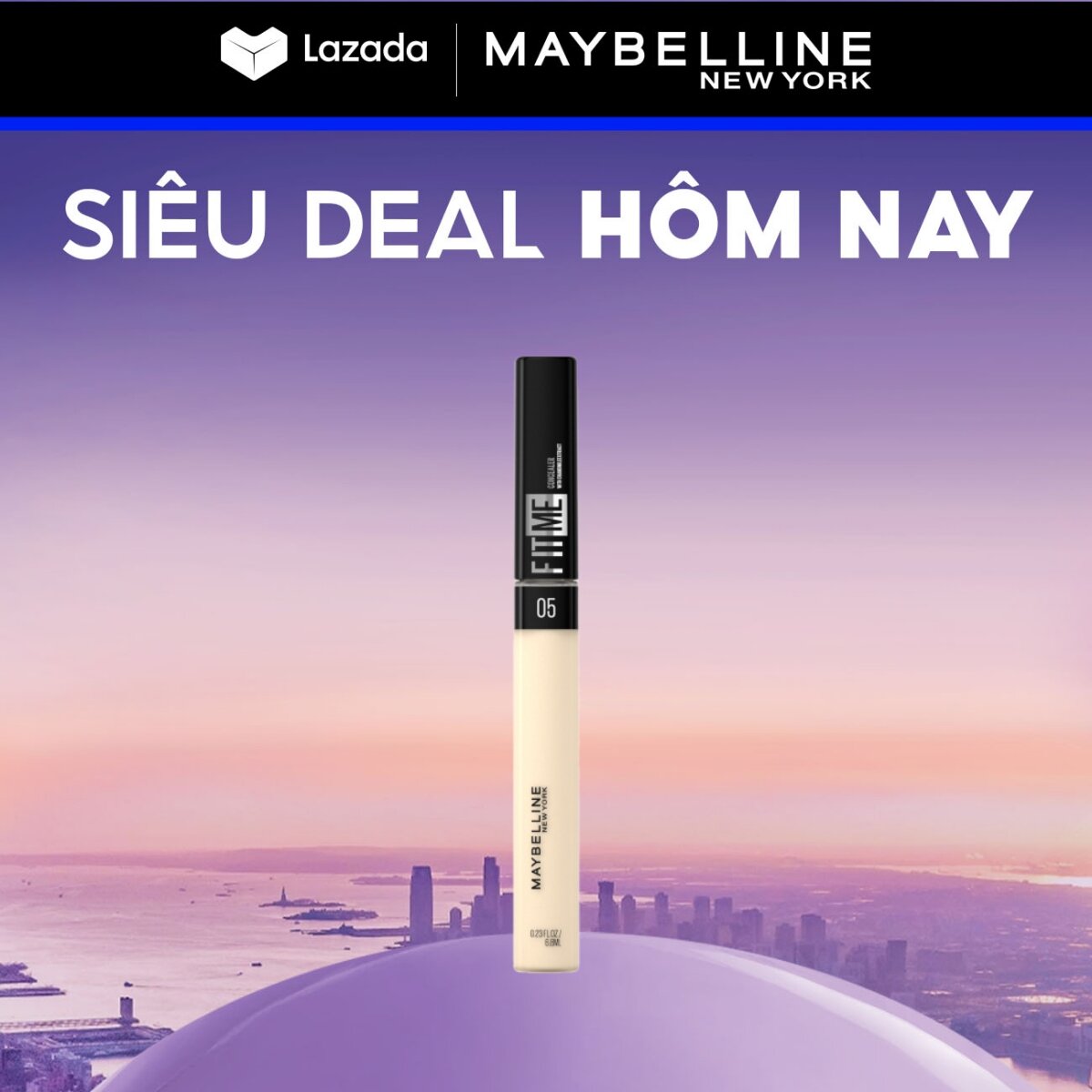 Kem Che Khuyết Điểm Mịn Lì Tiệp Mọi Tông Da Fit Me Concealer Maybelline New York 6.8ml