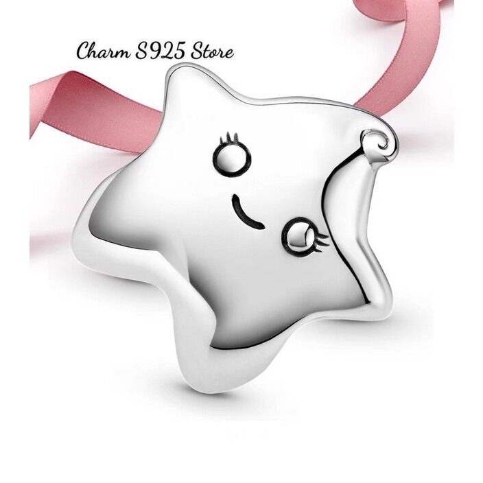 CHARM ALE NGÔI SAO MAY MẮN BẠC S925