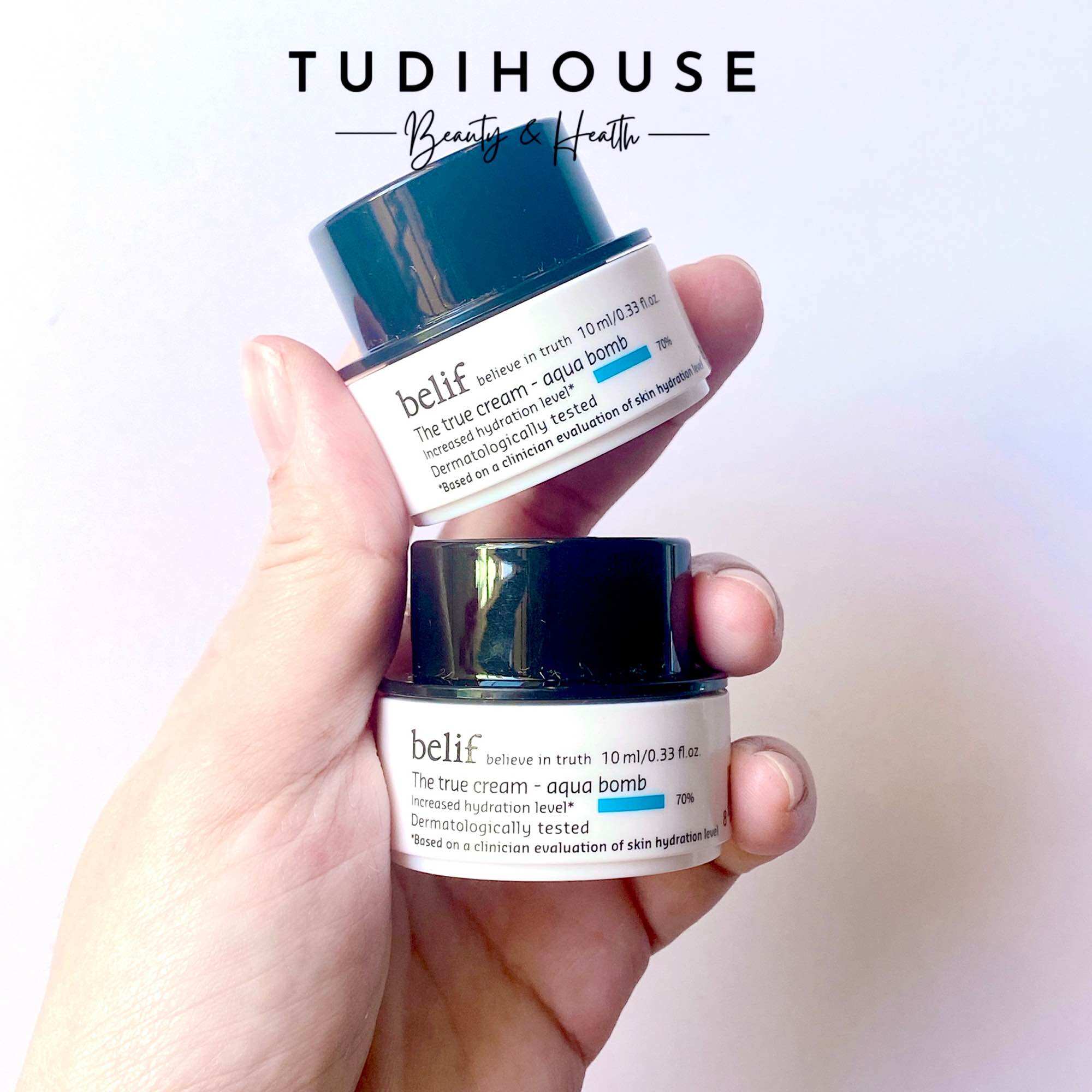 Kem dưỡng cấp ẩm belif the true cream minisize 10ml