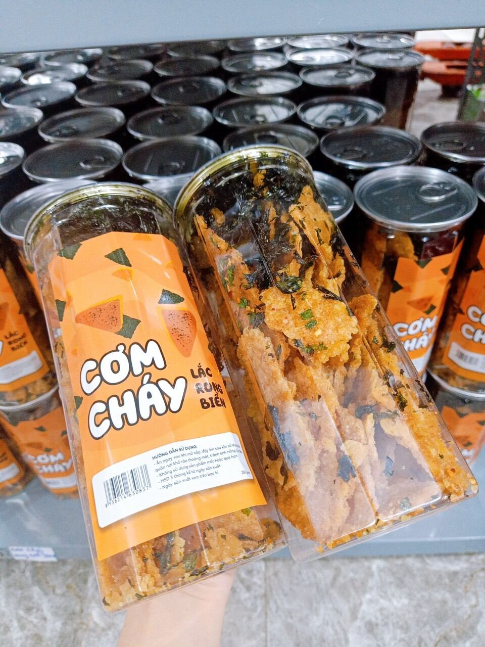 Cơm cháy nước mắm mix rong biển 200g