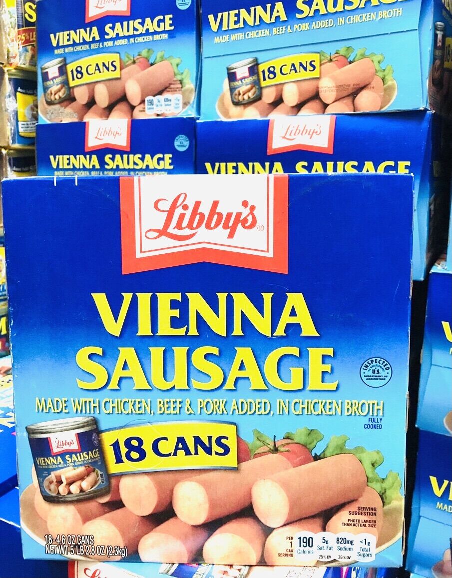 Xúc xích mỹ libby's vienna sausage 18 hộp x 130g