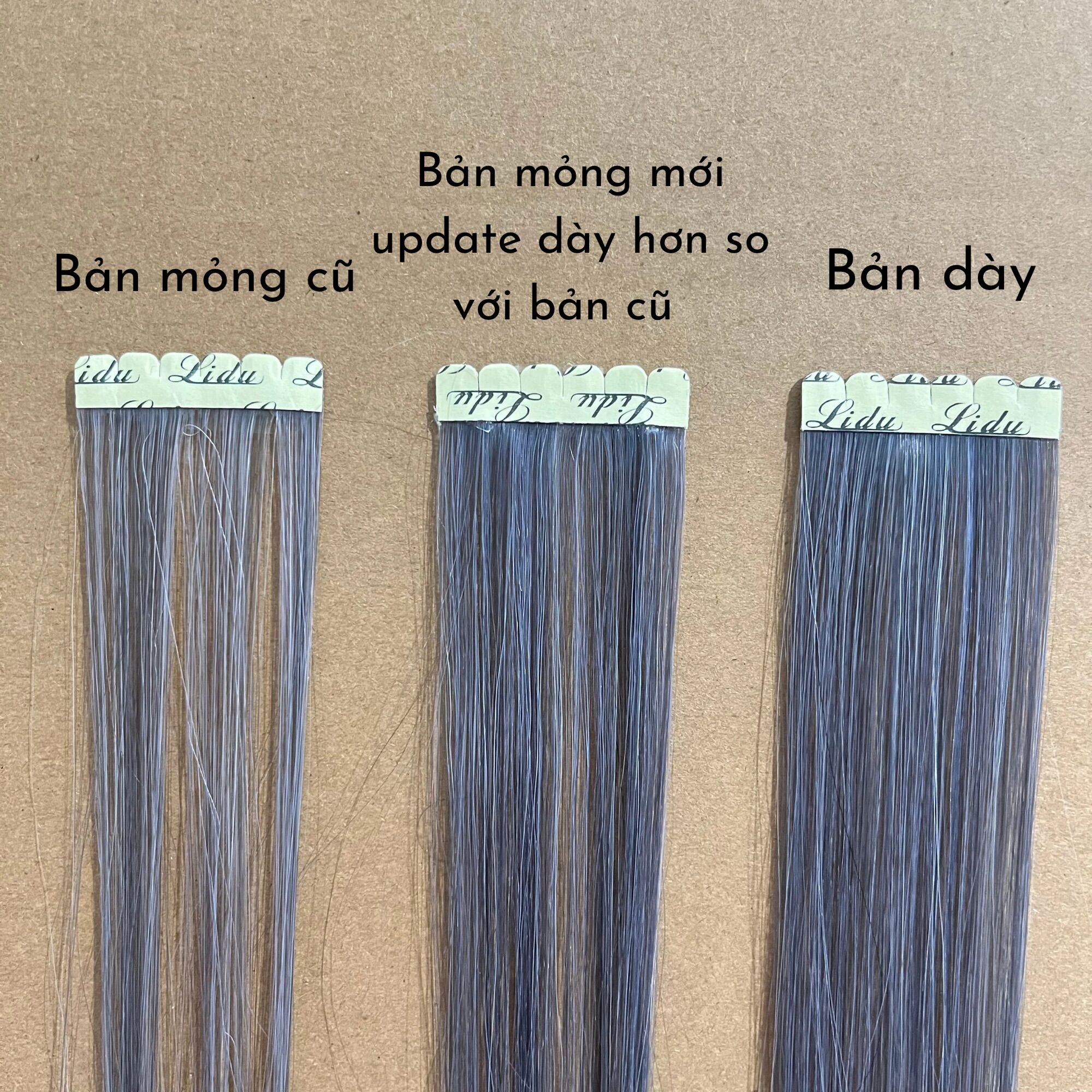 ( Bản dày) TÓC LIGHT DÁN SỢI PROTEIN