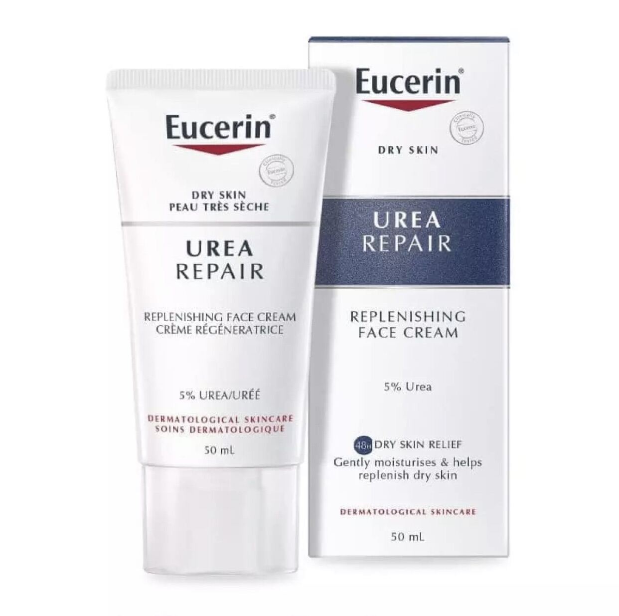 [Hcm]Kem Dưỡng Phục Hồi Da Eucerin 5% Urea Face Cream 50Ml