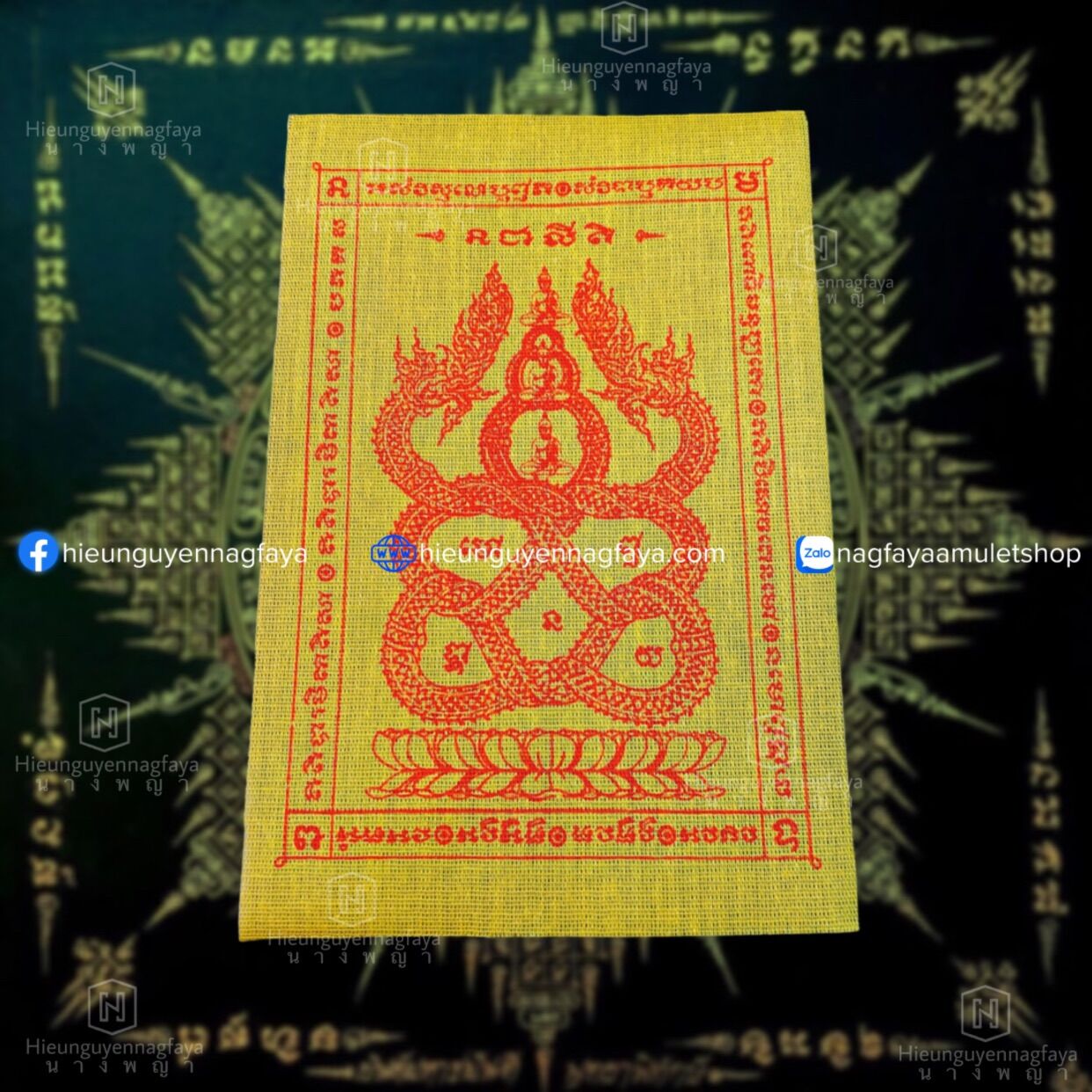 Tranh Treo Rắn Naga Thái Lan - Yant [hieunguyennagfaya]