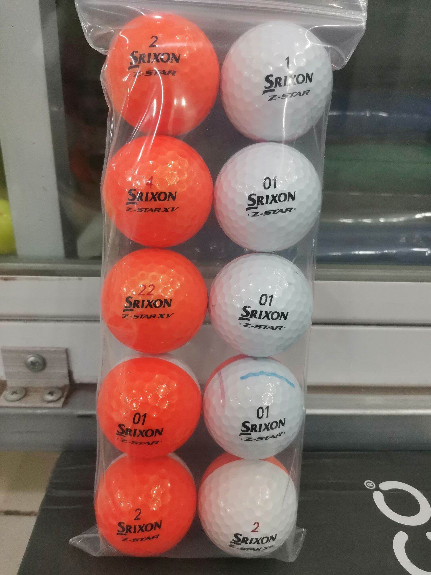 Bóng Golf Srixon 2 Màu 10 Bóng Mới 98%