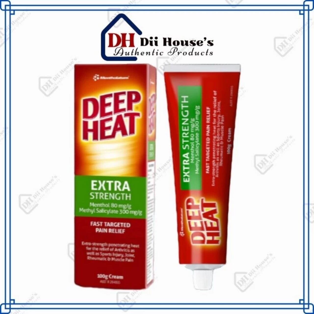 Kem xoa bóp - deep heat extra strength 100g.