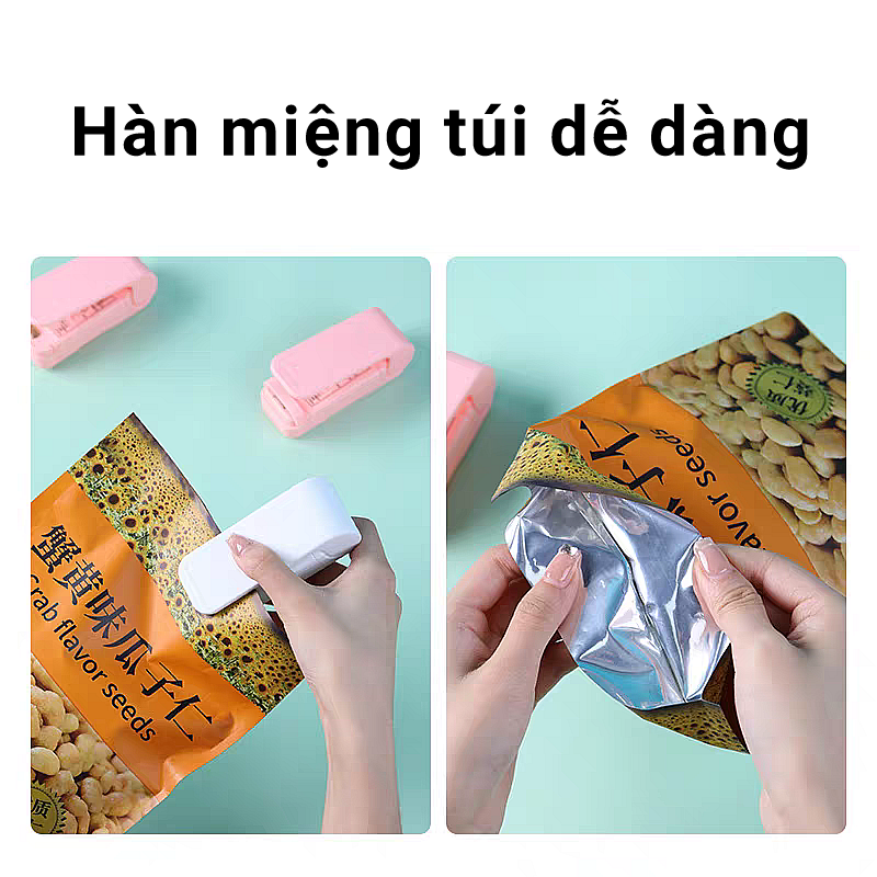 Máy Hàn Miệng Túi Cầm Tay Mini Bảo Quản Thực Phẩm (Tặng kèm pin)