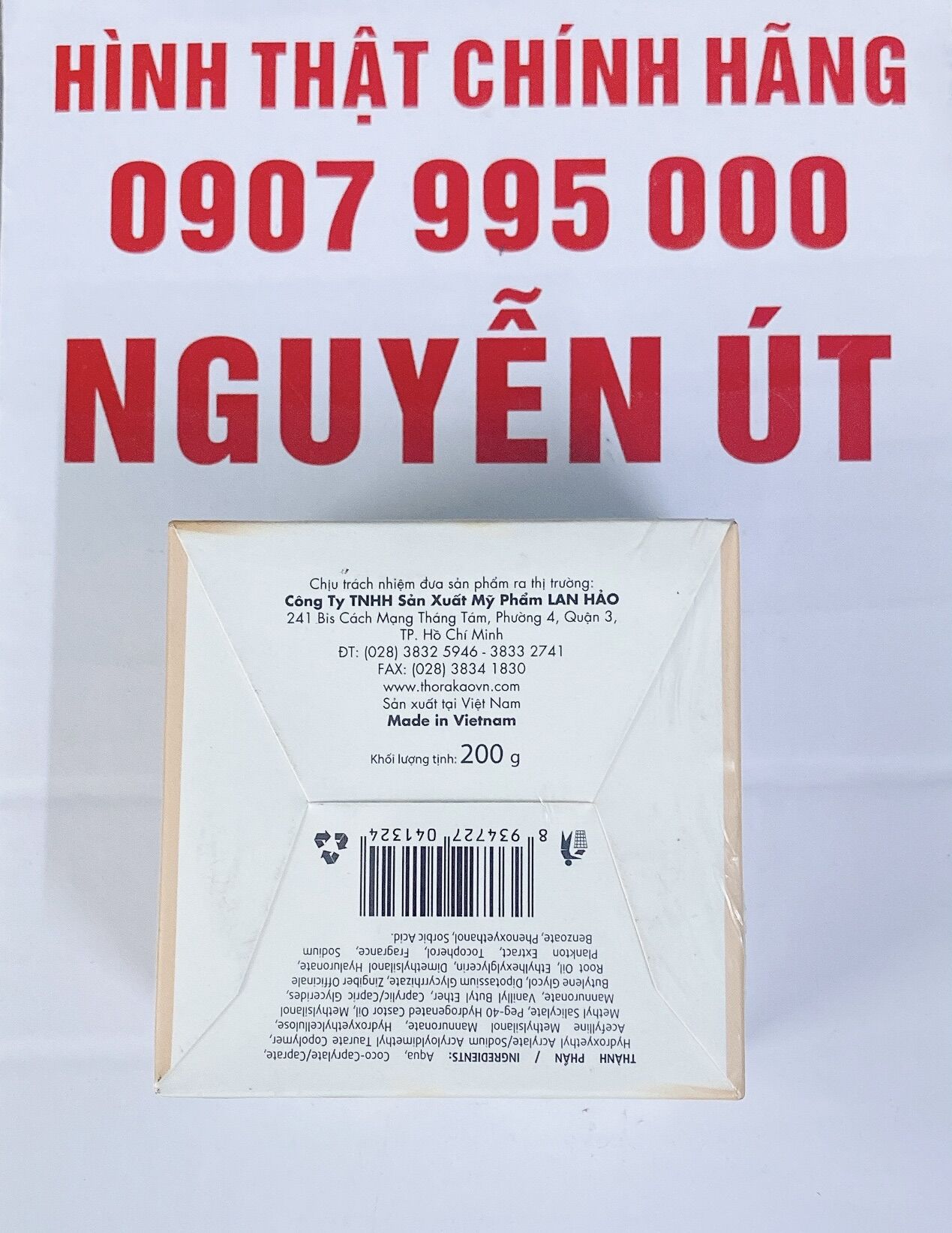 Kem massage gừng thorakao 200g