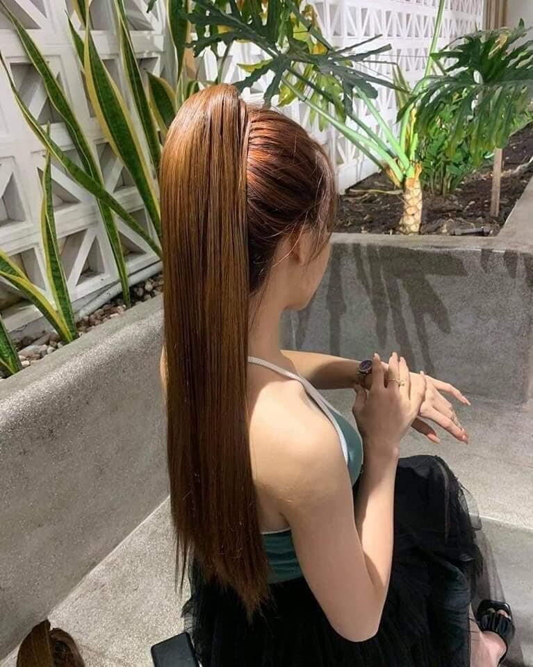 Tóc giả thẳng ngoặm gắp dài thời trang ❇️