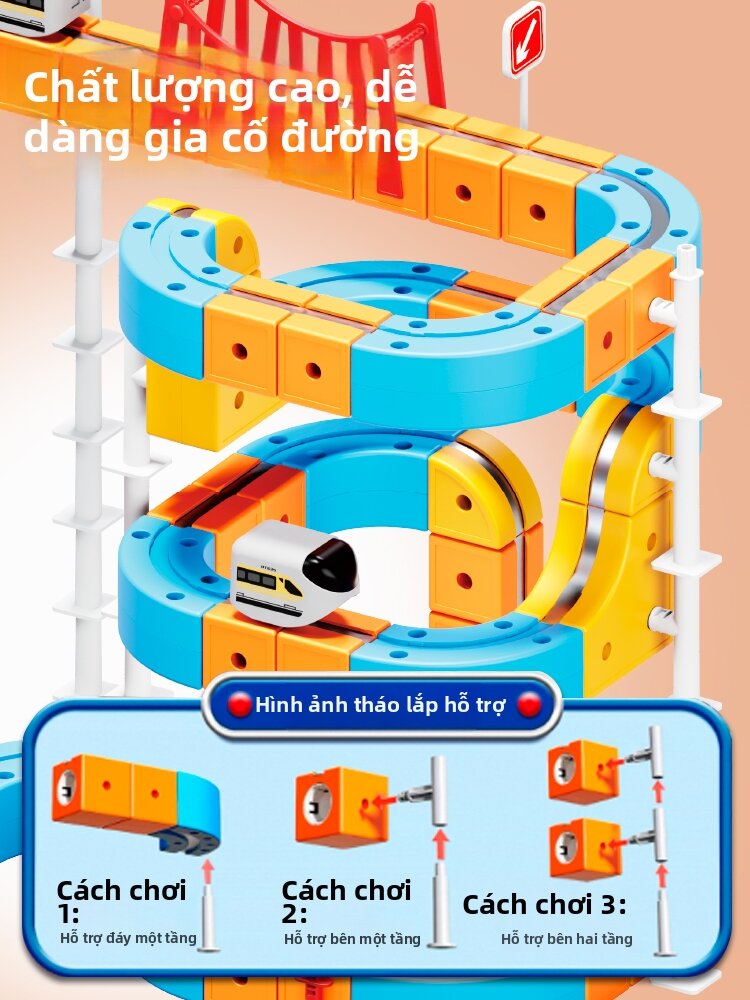 YIXIN | Đồ Chơi Xe Tàu Điện Thông Minh Giáo Dục