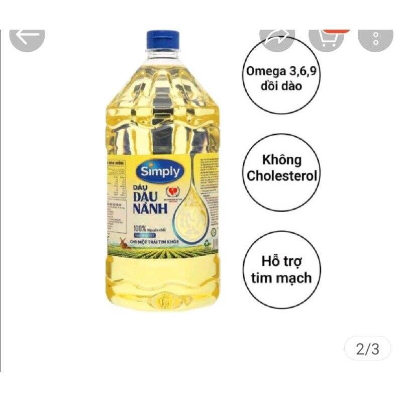Dầu ăn Simply 2l