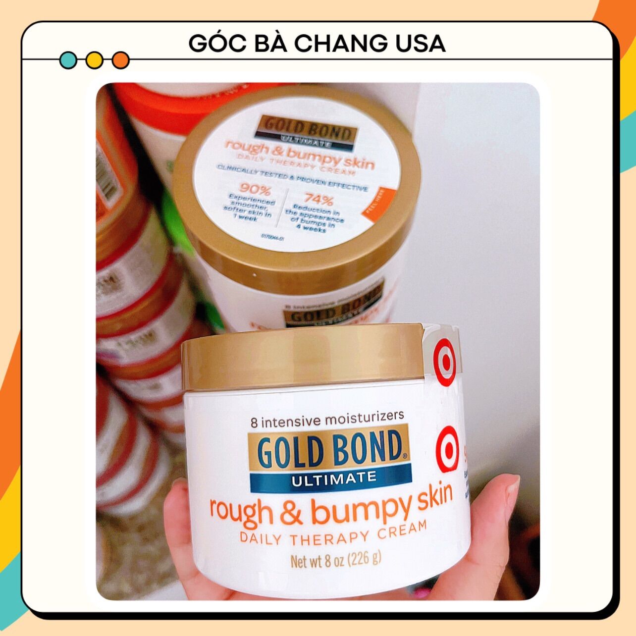 Mẫu mới kem dưỡng da gold bond ultimate rough & bumpy skin 226g hàng mỹ
