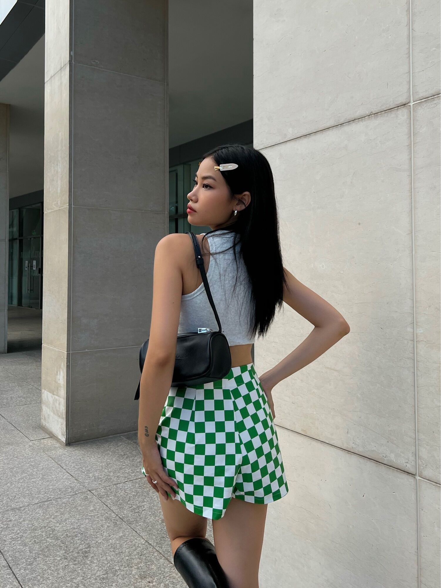 Áo Maya Top tà nhọn
