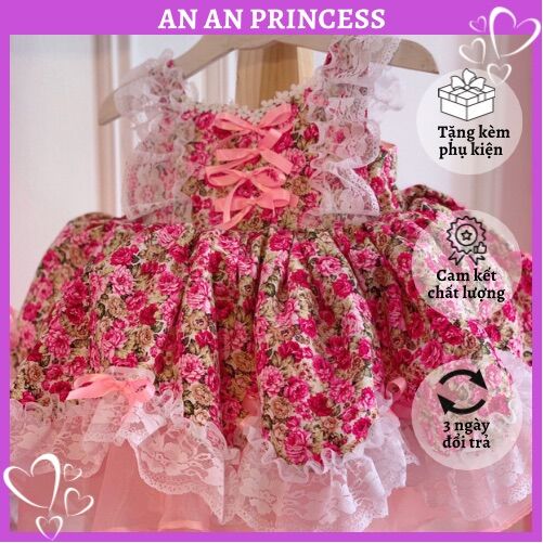 Váy công chúa lolita thời trang đáng yêu phồng xinh cho bé gái