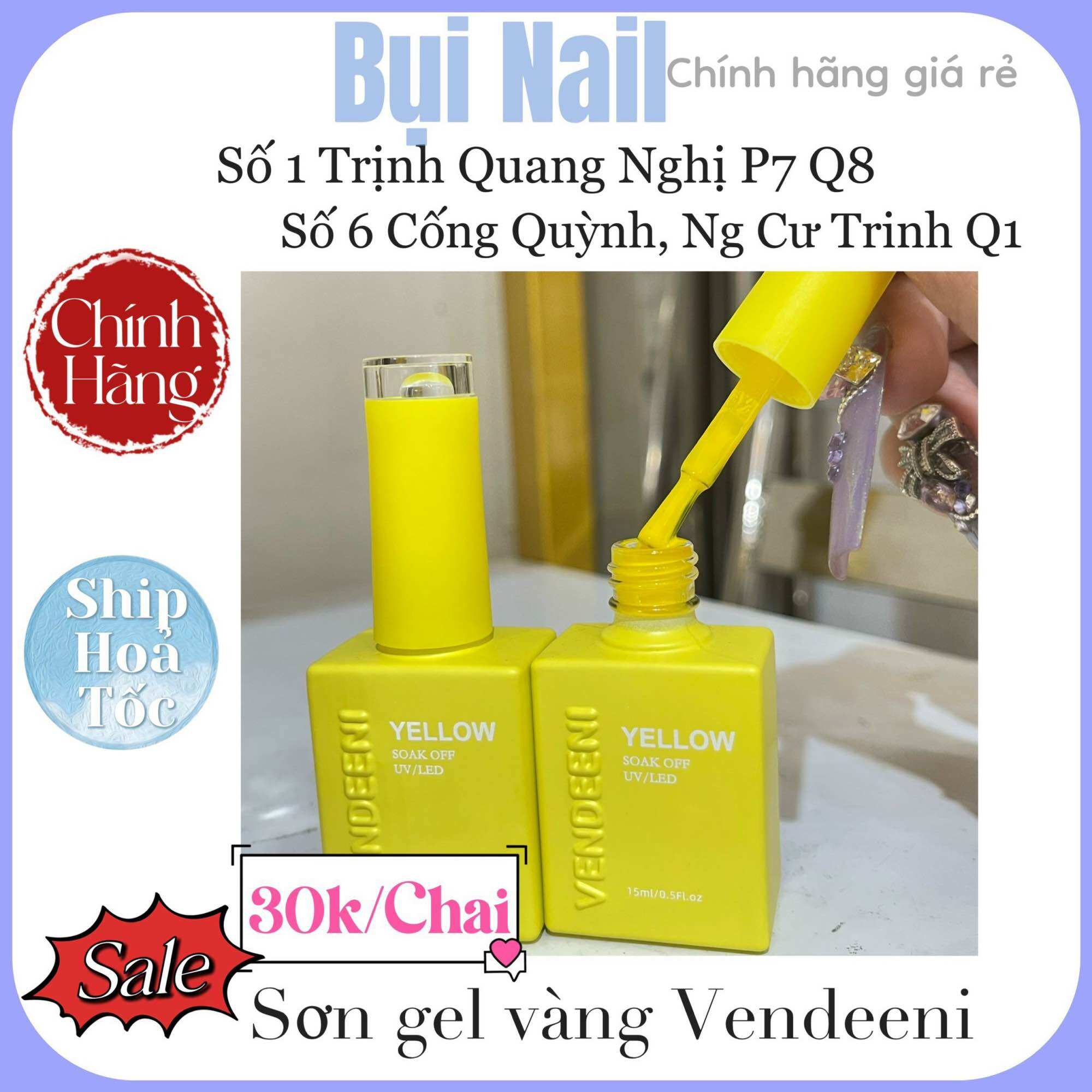 SƠN TRẮNG - ĐEN - ĐỎ - VÀNG VENDEENI