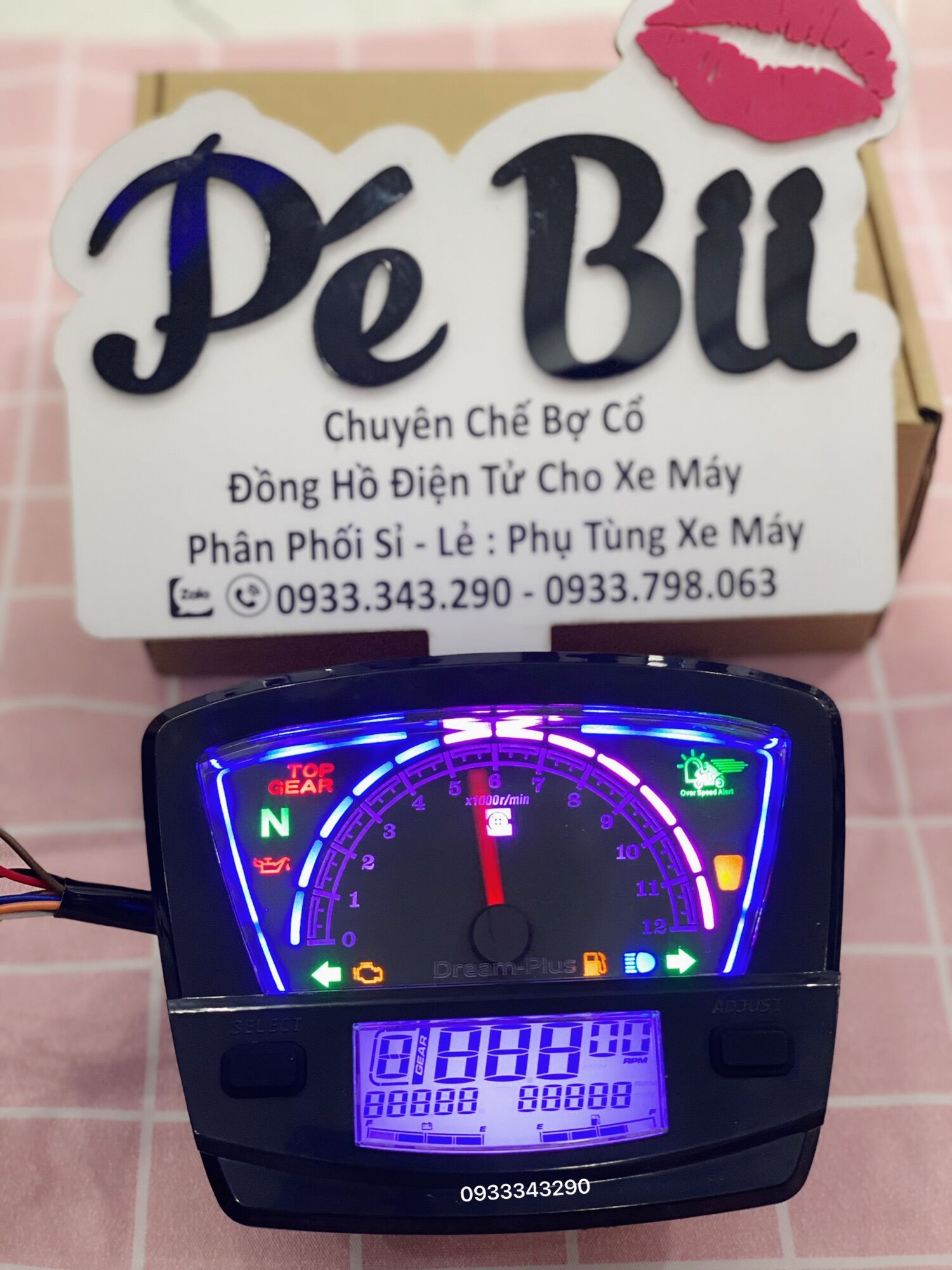 💥 new - hot 💥 đồng hồ điện tử dành cho xe máy uma dream