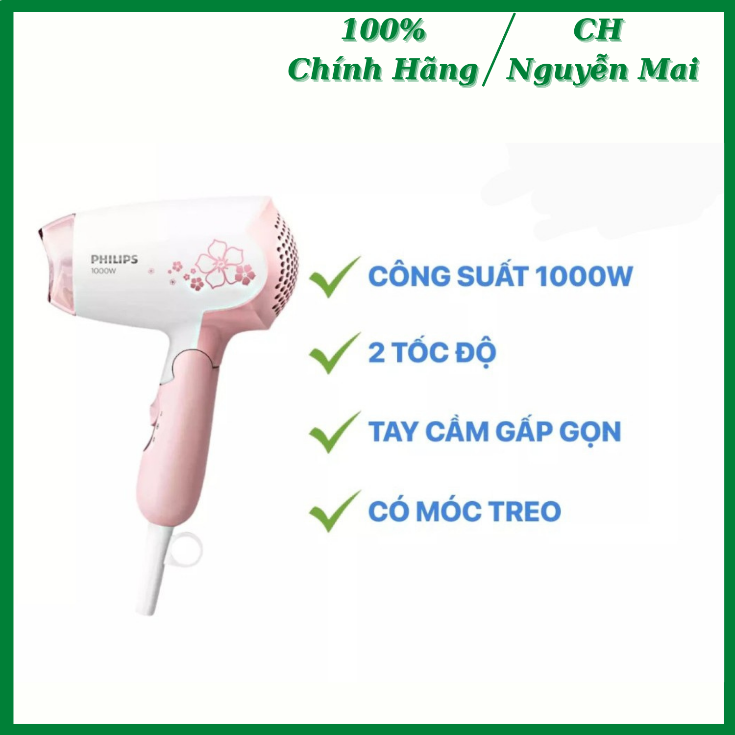Máy sấy tóc philips hp8108 - chính hãng