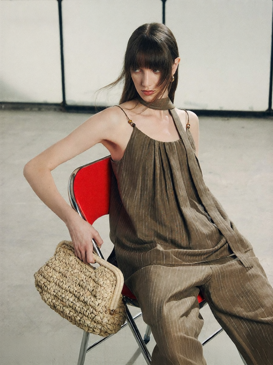 KEIGAN | Fashionable Vacation Style Off-Shoulder Set Giá 3,698,000 Đồng*Miễn phí vận chuyển