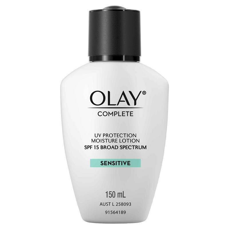 Kem chống nắng Olay Complete UV Protection Moisture Lotion SPF 15 Broad Spectrum Sénitive tupe 150ml của Úc
