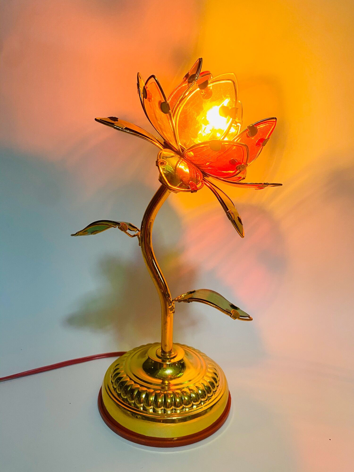Đèn Hoa Sen Màu Một Ngọn ( một cái)