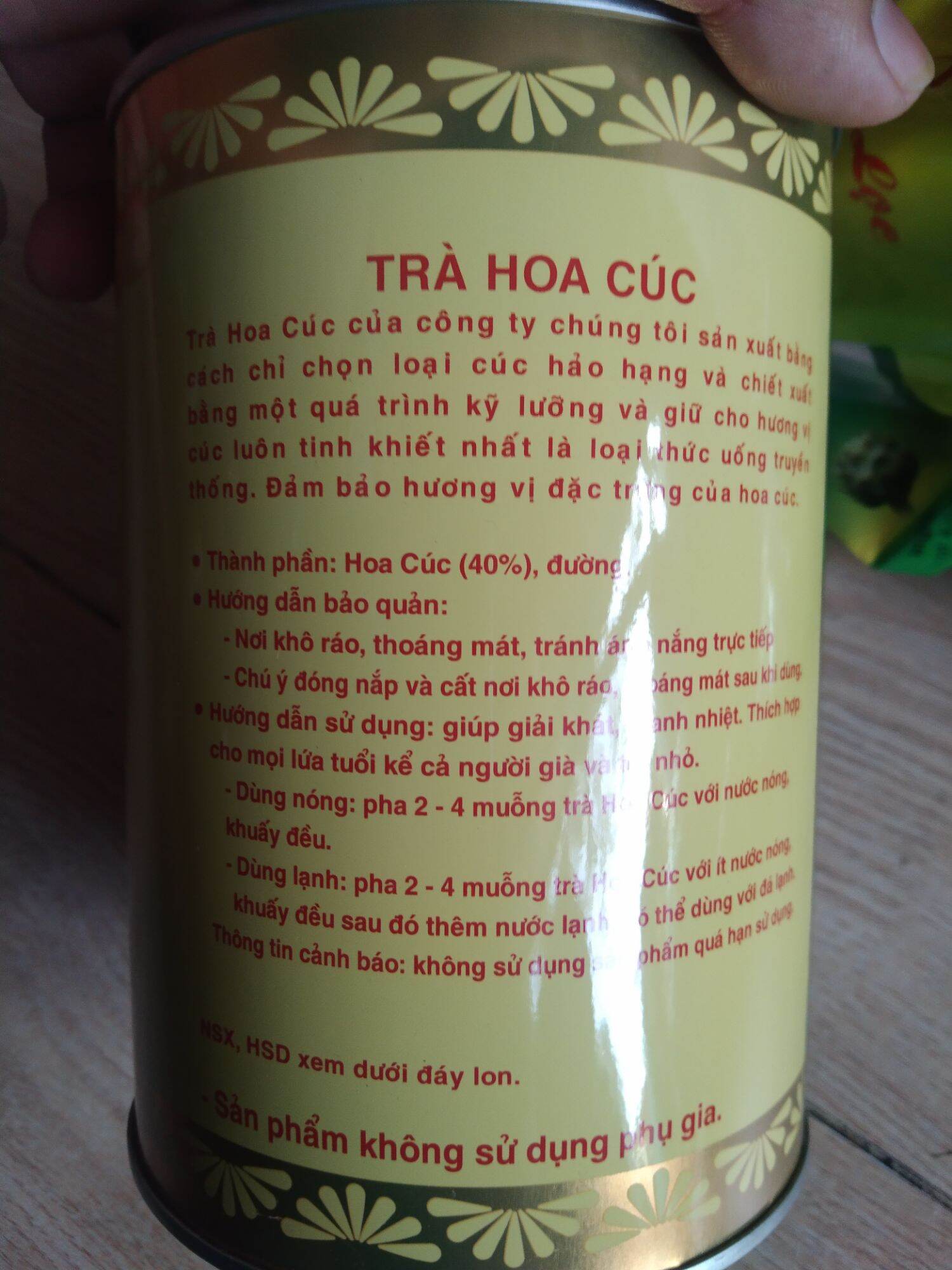 Trà Hoa Cúc Hán Linh hộp 400gr