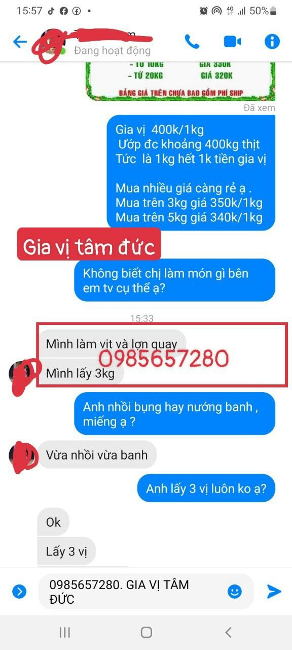 combo gia vị quay nướng Heo ,Gà ,Vịt