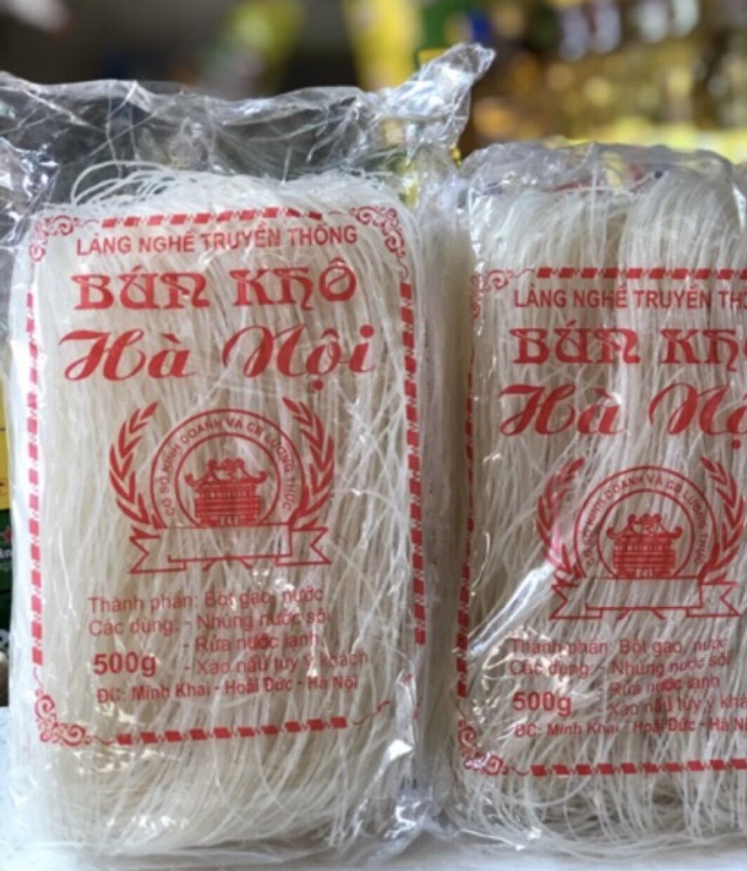 Bún khô sạch hà nội gói 500g