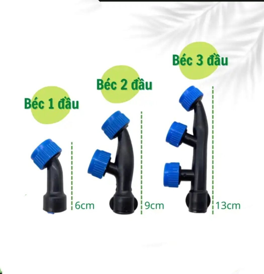 ĐẦU BÉC PHUN SƯƠNG TƯỚI CÂY, PHUN RUỘNG LÚA, CÂY TRỒNG, ... ( PHỤ KIỆN THAY THẾ BÌNH XỊT, BÌNH ĐIỆN )