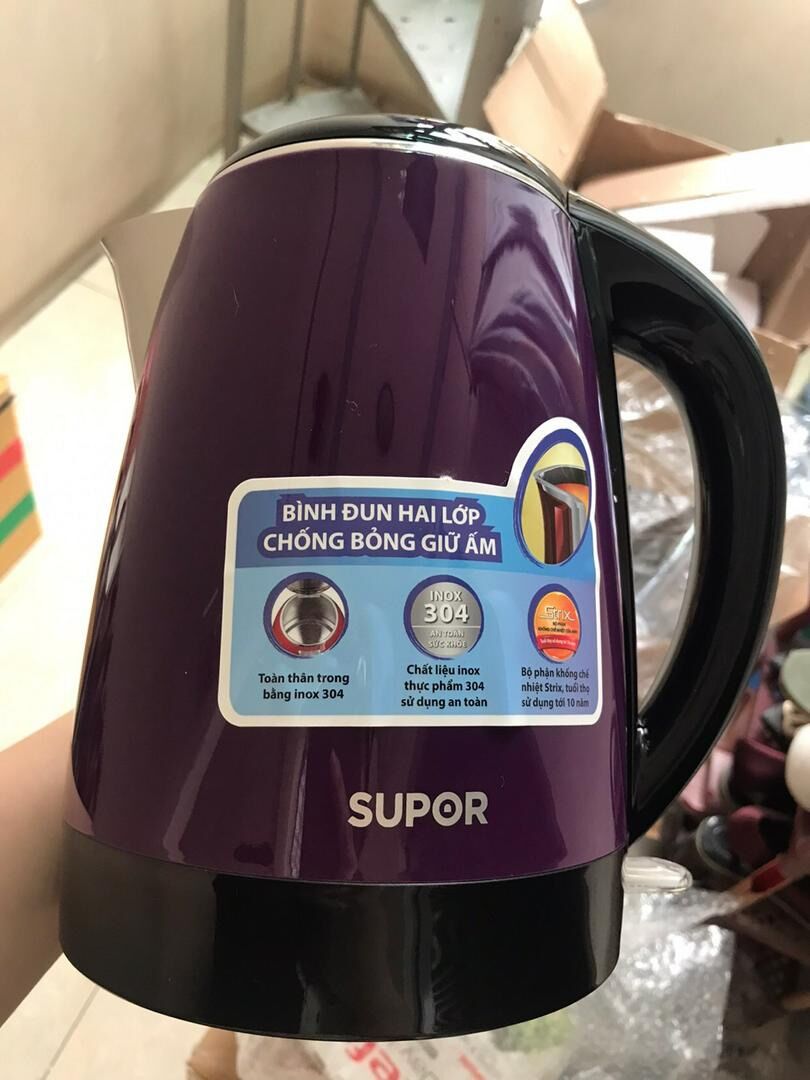 Ấm đun siêu tốc/ Bình đun siêu tốc Supor SWF17S18AVN - 1.7L