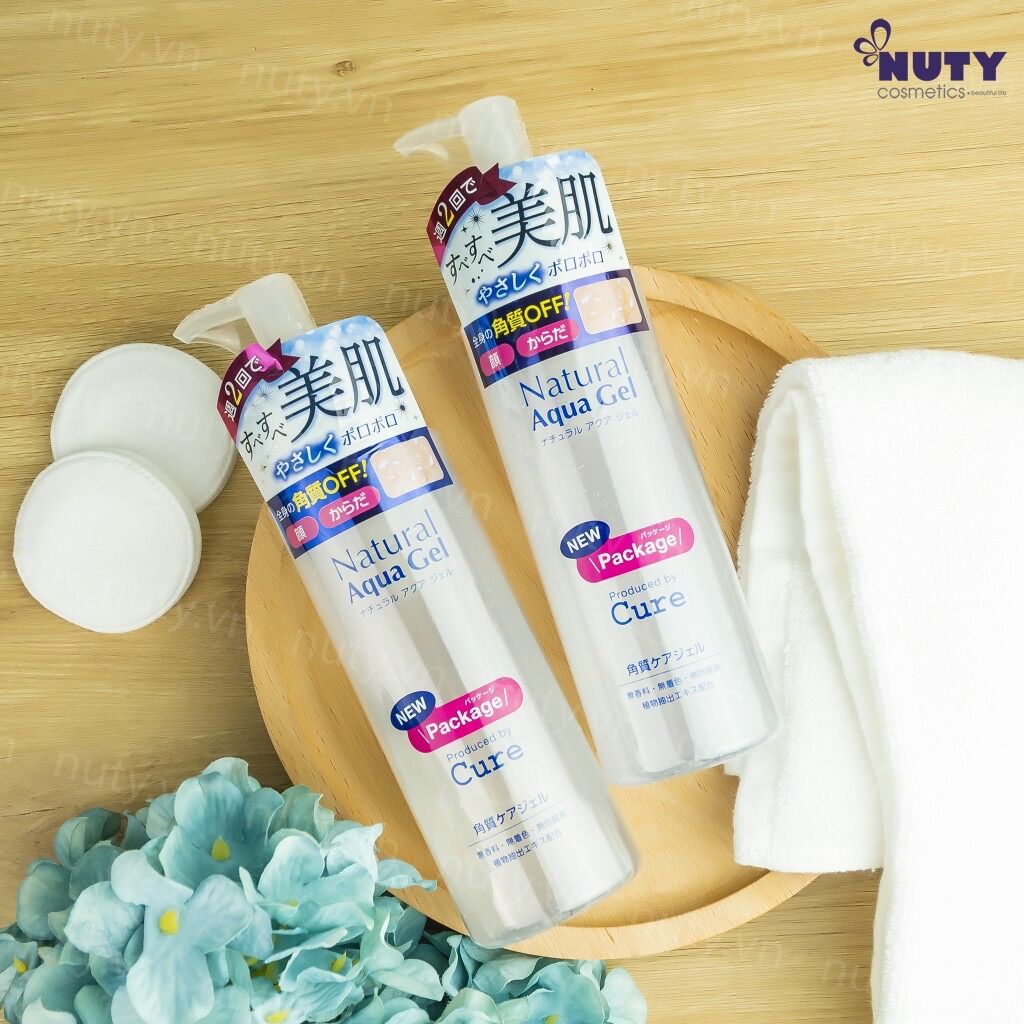 Tẩy da chết Cure Natural Aqua Gel nội địa Nhật Bản 250g