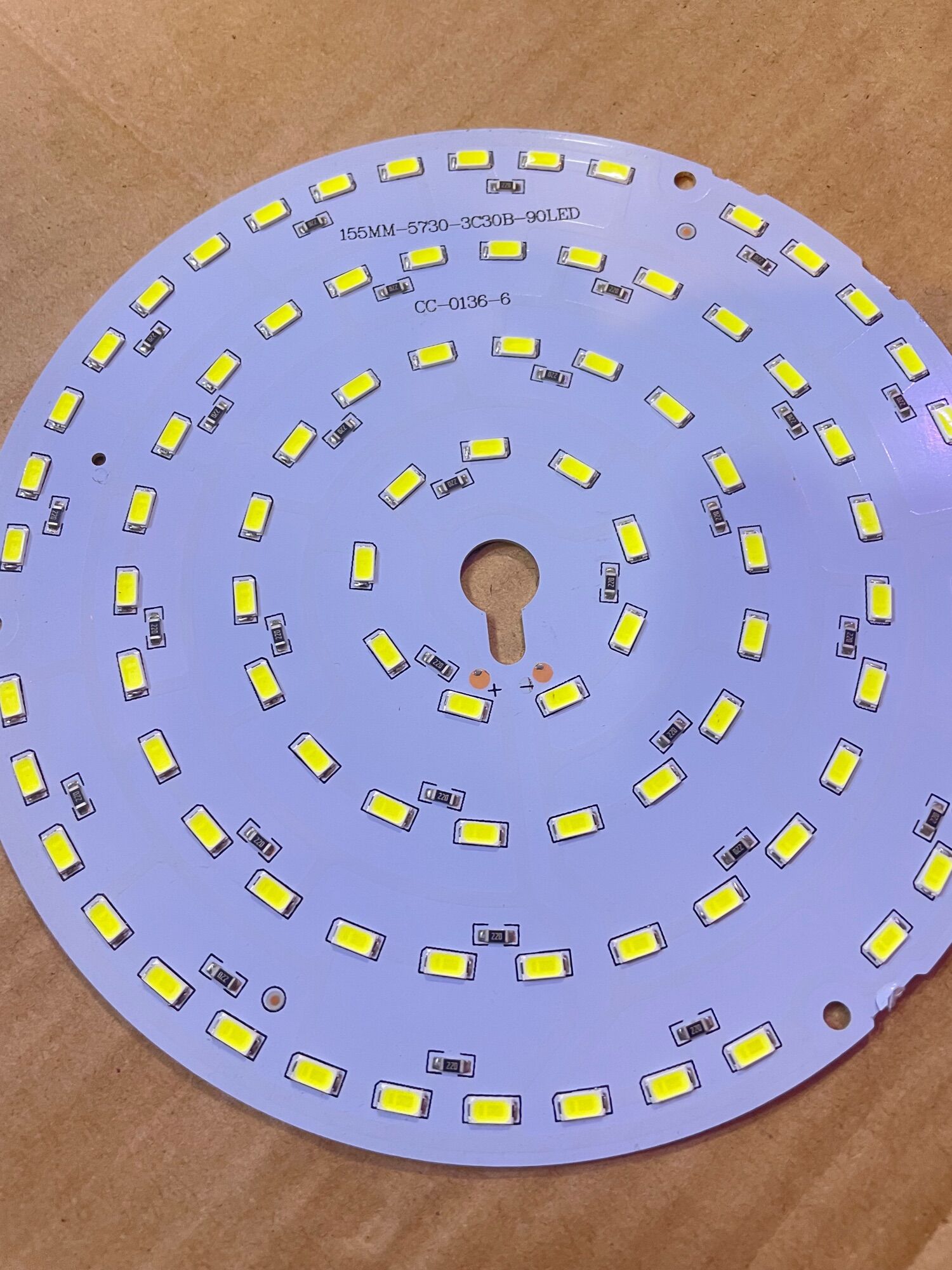 Led miếng tròn 12v-45w