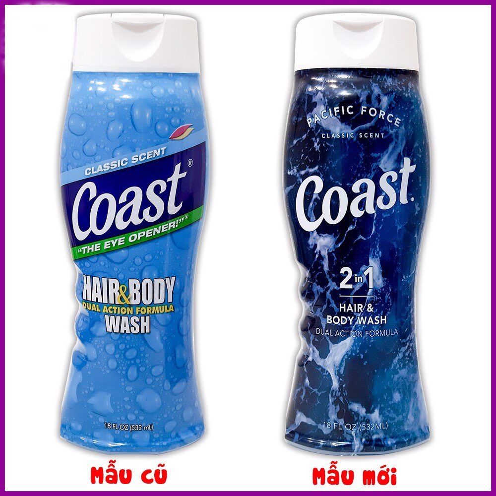 Dầu gội và sữa tắm Coast