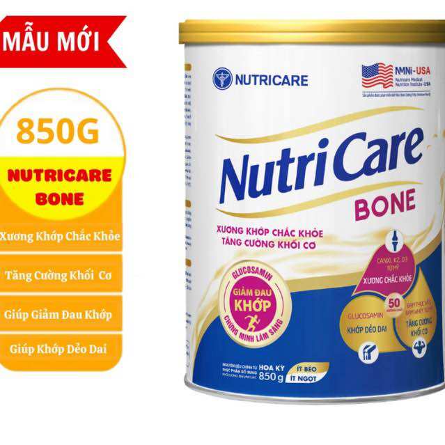 Sữa bột Nutricare Bone lon 900g