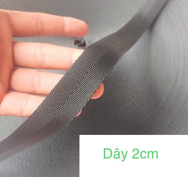 Dây dù 2CM may balo , dây đai , làm đồ handmade ( 5M , 10M , 15M , 20M )