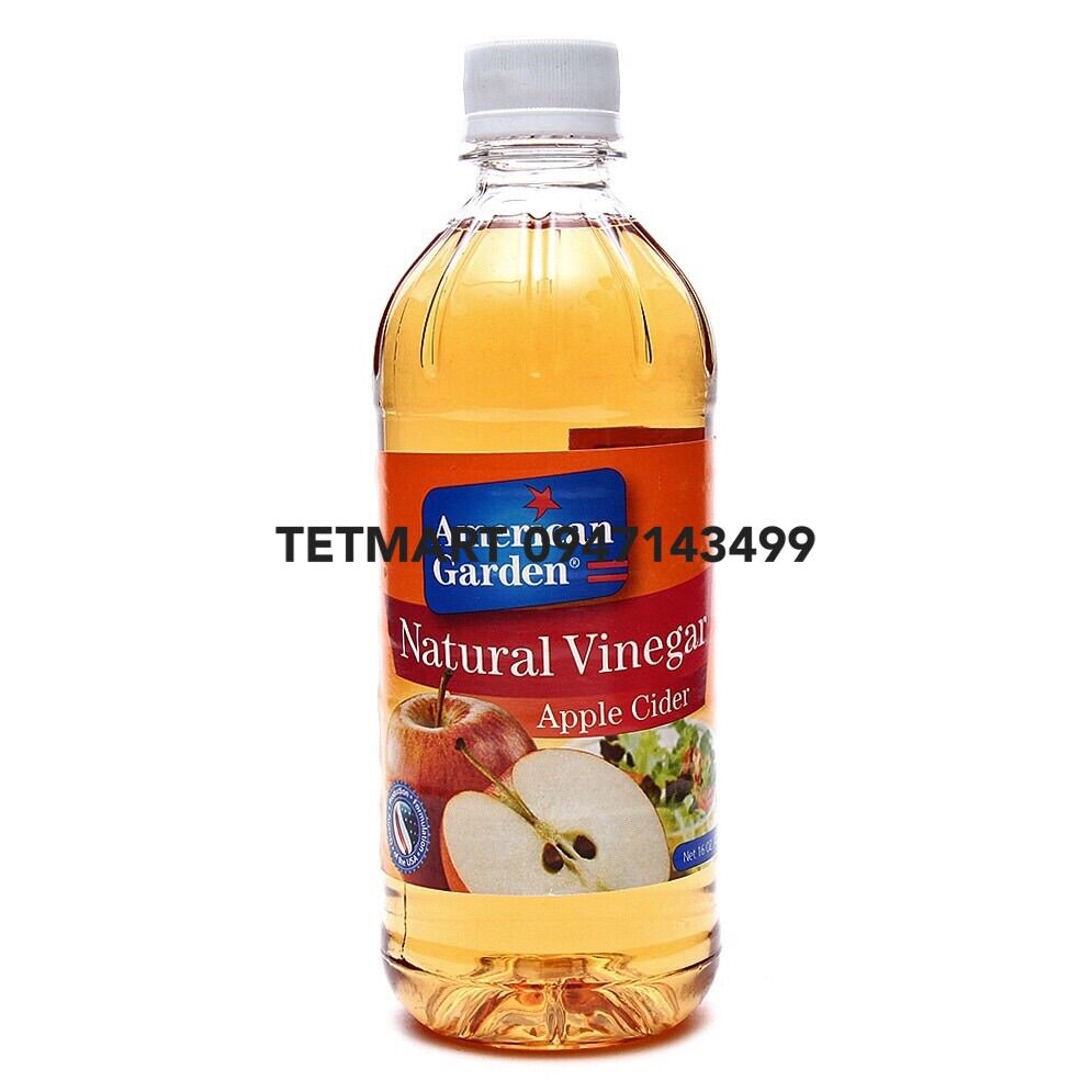 Giấm táo Mỹ 473ml - Nhập khẩu Mỹ chính hãng, hiệu American Garden