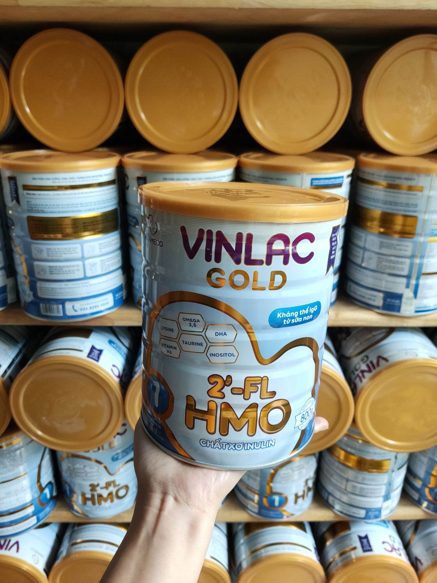 Sữa vinlac gold 1 800g date 2026