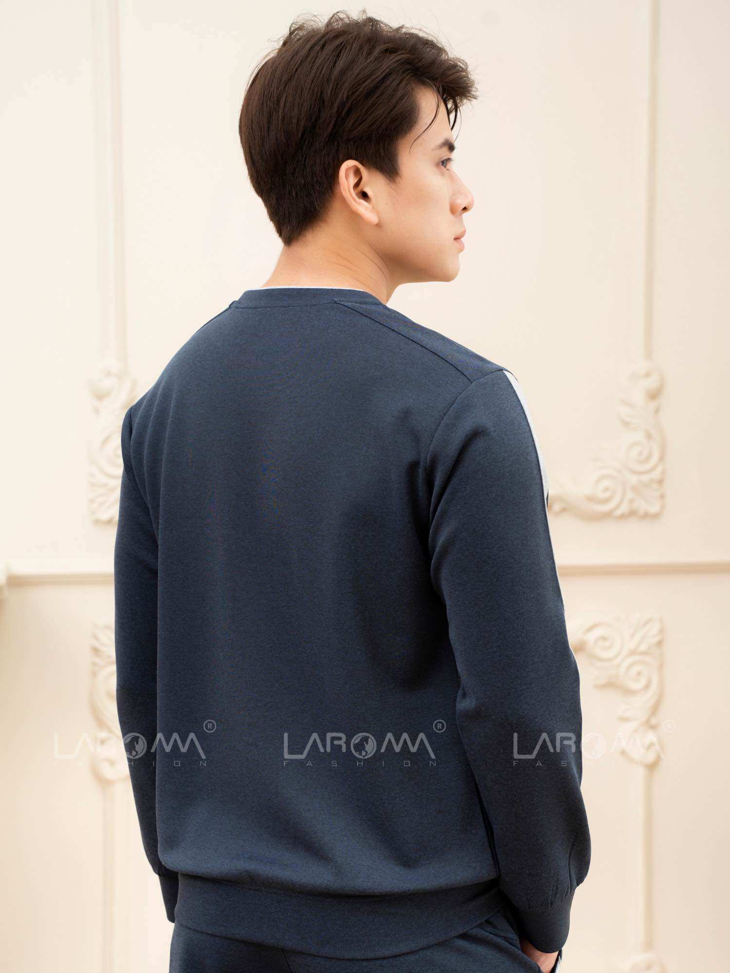 Bộ đồ nam Laroma chất nỉ QUẦN SUÔNG