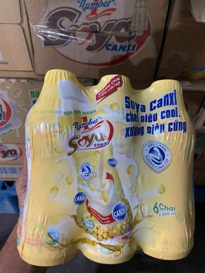 1thùng 24 chai sữa đậu nành soya number one 268 ml