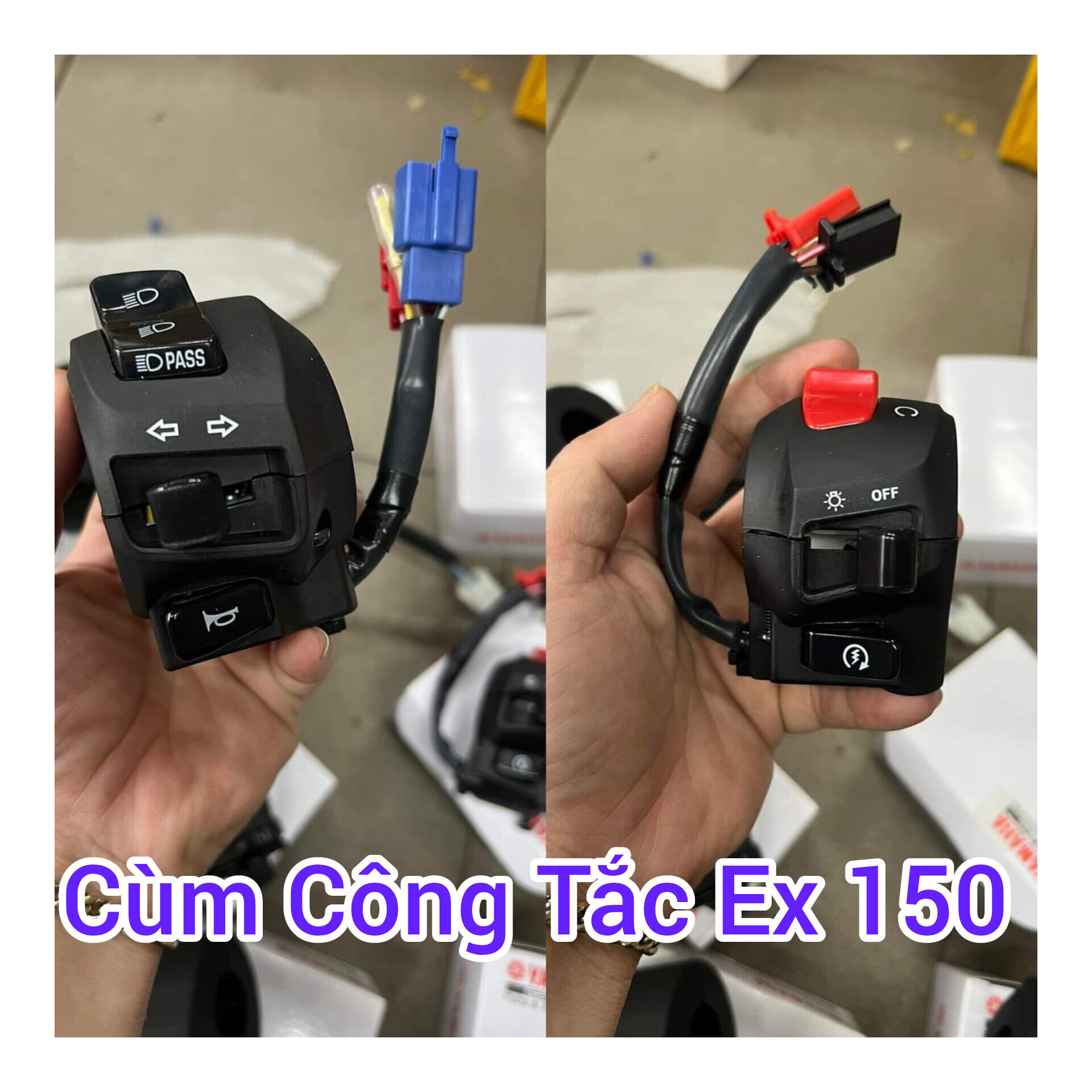 Cùm Công Tắc Ex 150 Chính Hãng Mới