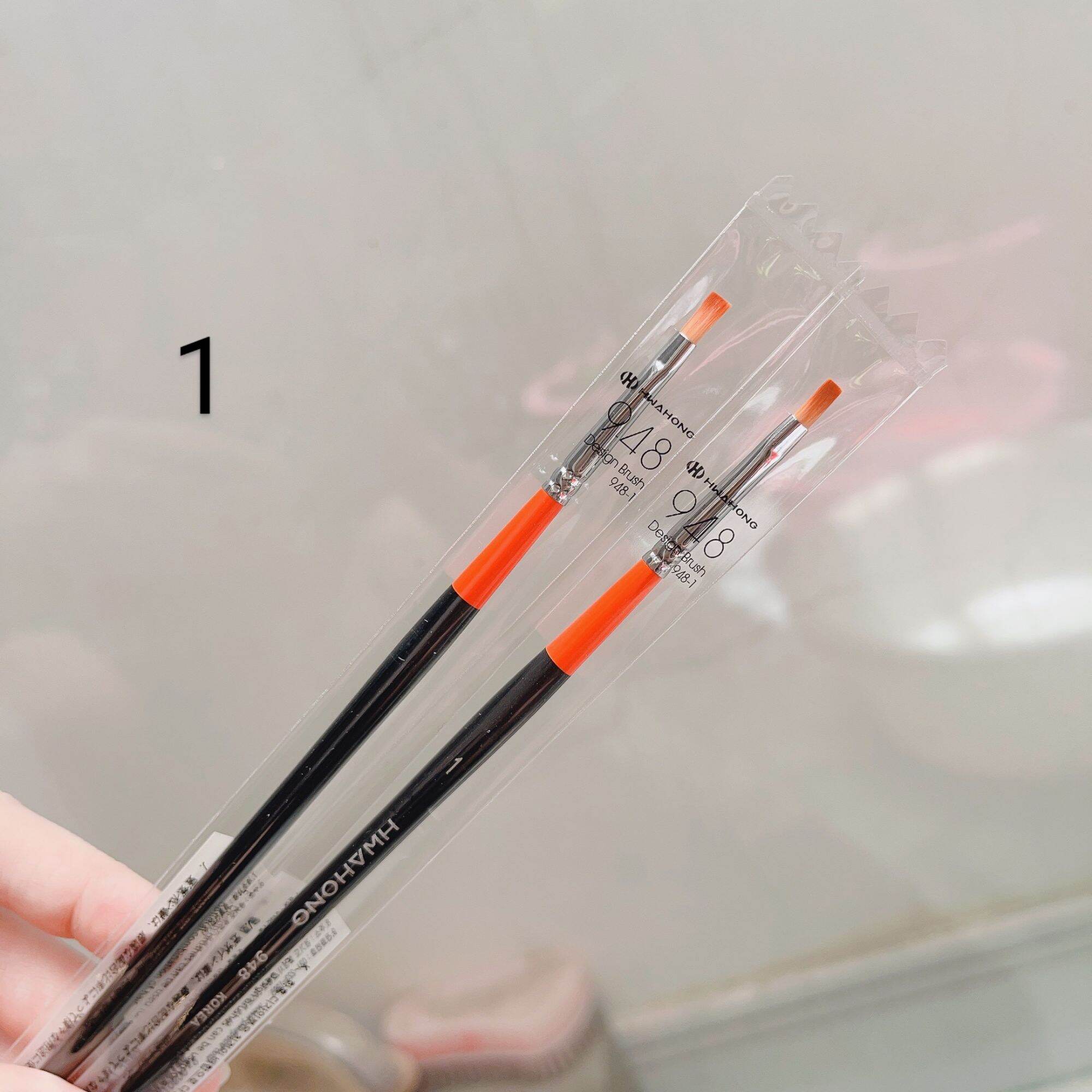 Cọ bản cam Hàn Quốc cọ vẽ móng tay nail loại tốt