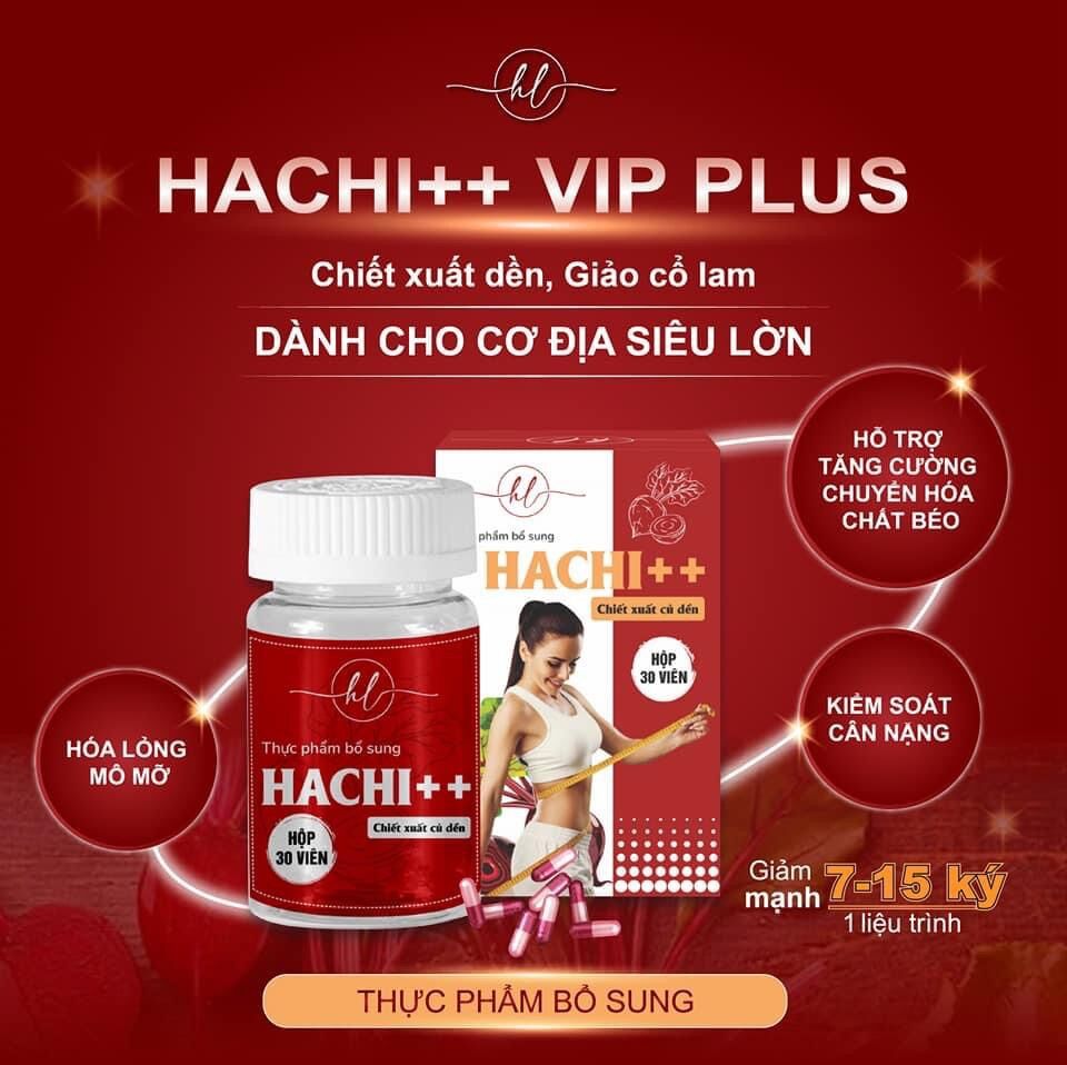 Giảm cân hachi++chiết xuất từ củ dền hỗ trợ giảm 5-10kg