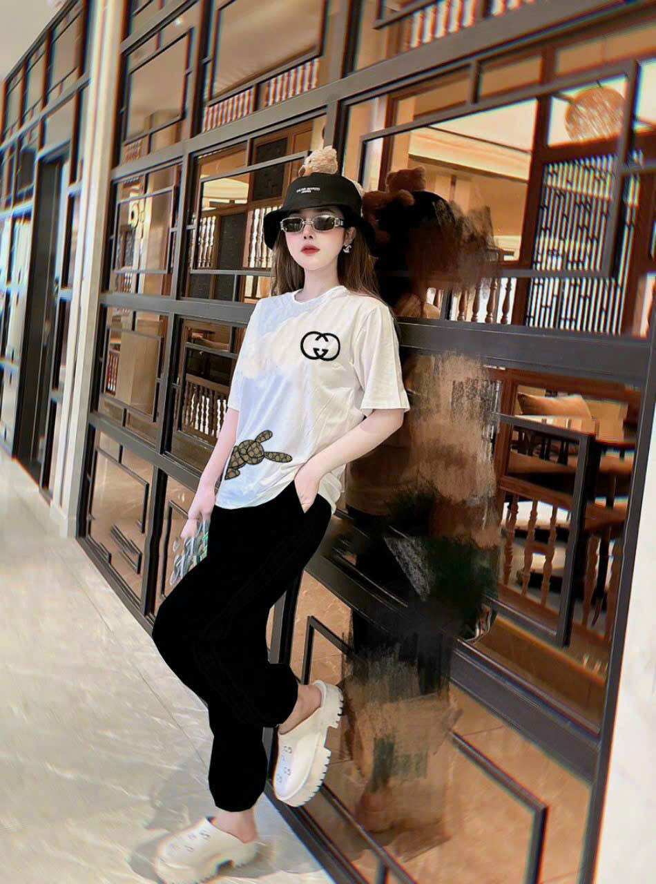 SÉT BỘ COTTON THÊU QUẦN ỐNG BO